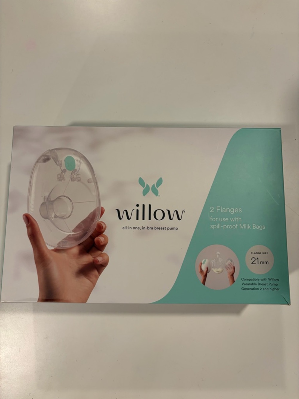 Willow breast pump flange 21mm